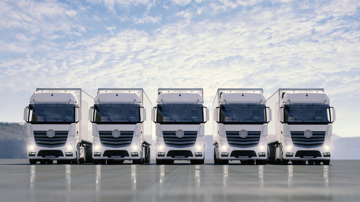 fleet of trucks 